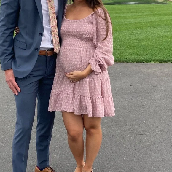 Pink Polka Dot Dress - Picture 3 of 3